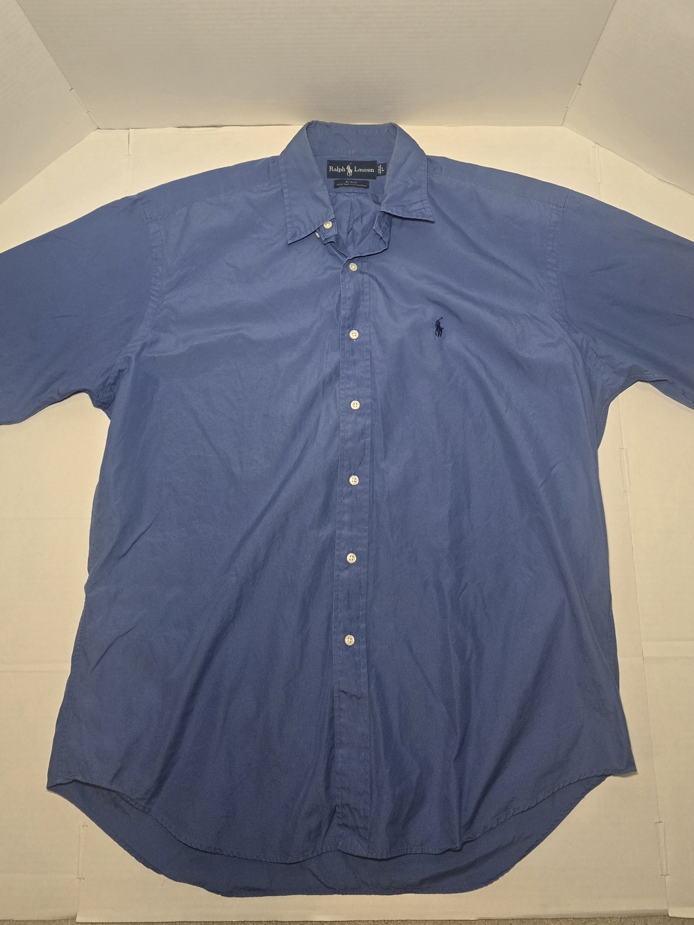 Ralph Lauren Casual Blue Button-Down Shirt